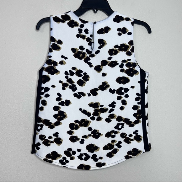 Zara Animal Print Side Stripe Top - Picture 5 of 11